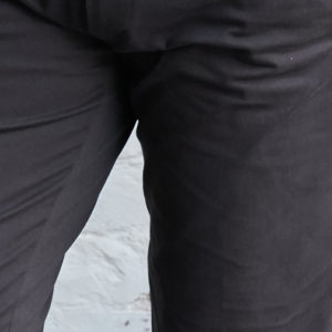 Black Sim 1005 gray cotton trousers for men