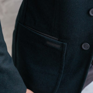 Мужской пиджак Black Sim 2602 - шерстяной пиджак классического кроя