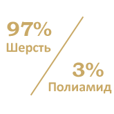 97% ბამბა - 3% პოლიამიდი