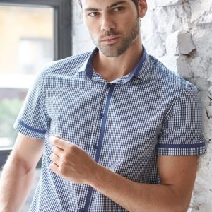Мужская Рубашка с коротким рукавом BlackSim H0764-14888