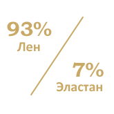 linen 93%, elastane 7% linen 93%, elastane 7%