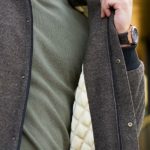Мужская Теплая Шерстяная Куртка-Бомбер Blacksim 0813 На Утеплителе